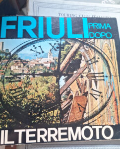 tijdschrift over de aardbeving in Friuli 1976. Blijven bewaard om nooit te vergeten