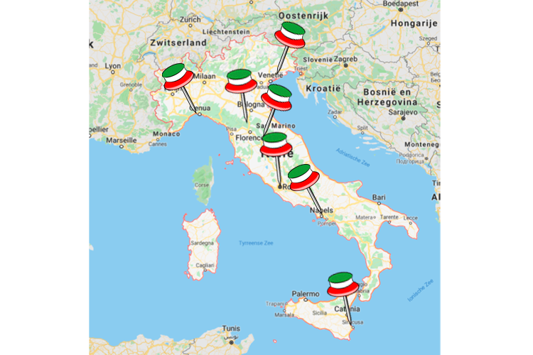 Italie in ANWB wereldsteden top 100